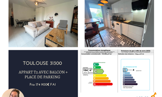 Appartement 2 Pièces 52 m² à vendre à Toulouse (31300)