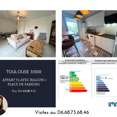 Appartement 2 pièces 174900 €