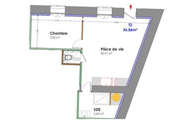 Appartement 2 pièces 109000 €