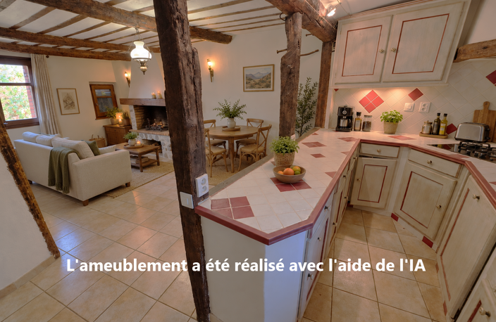 ROQUEBILLIÈRE   MAISON DE VILLAGE 4 PIÈCES   CHARME & BEAUX — photo 4