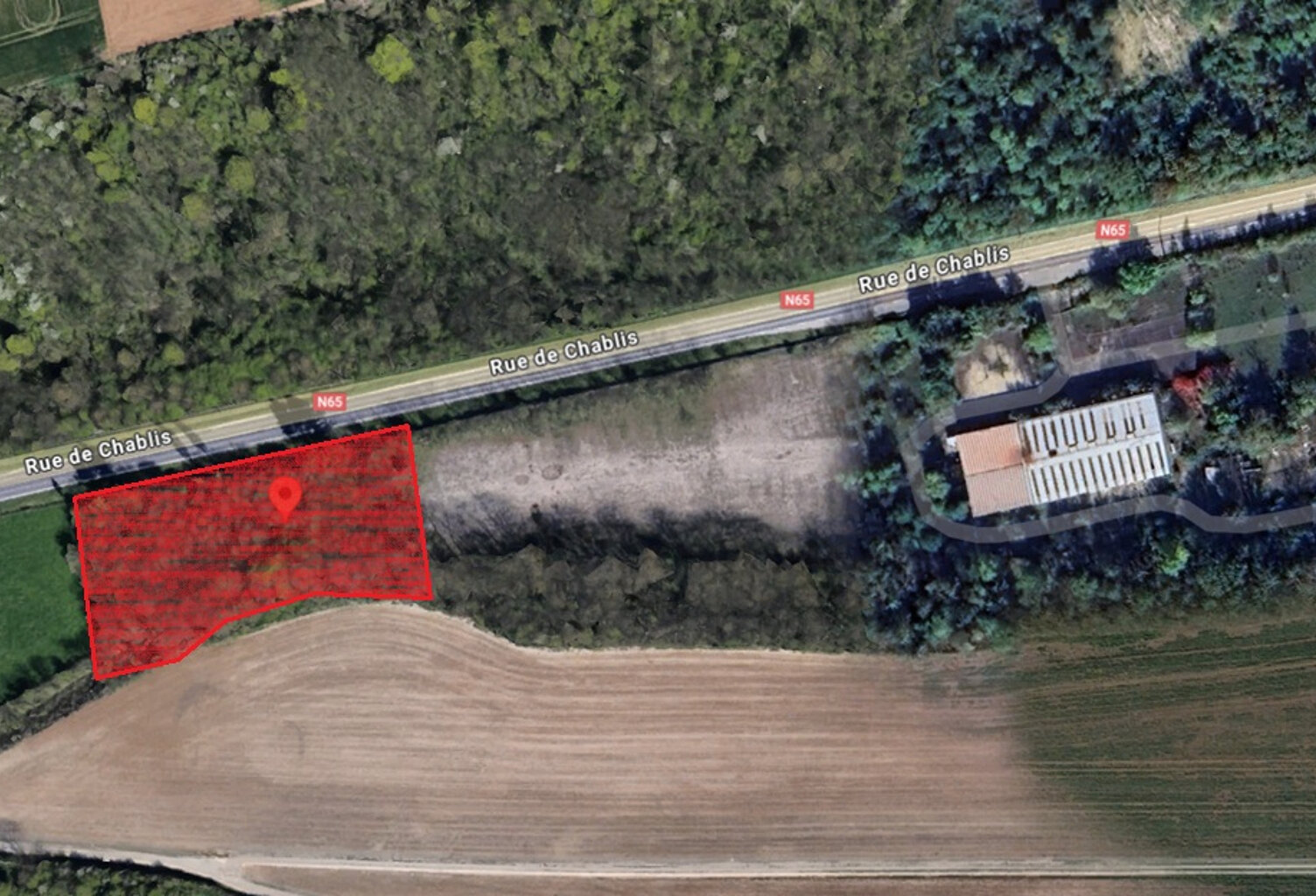 AUXERRE - TERRAIN CONSTRUCTIBLE DE  3.845M² - AXE A6 SUD - LIAISON SUD — photo 1