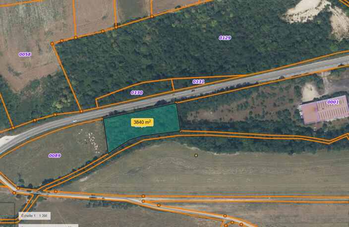 AUXERRE - TERRAIN CONSTRUCTIBLE DE  3.845M² - AXE A6 SUD - LIAISON SUD — photo 2