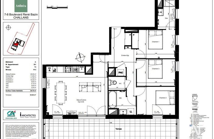 Vente Appartement 4 pièces — photo 3