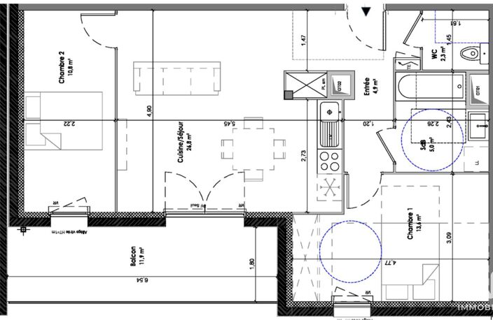 Vente Appartement 3 pièces — photo 4