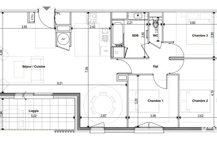 Vente Appartement 4 pièces — photo 4