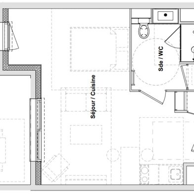 Appartement 1 pièces 115900 €