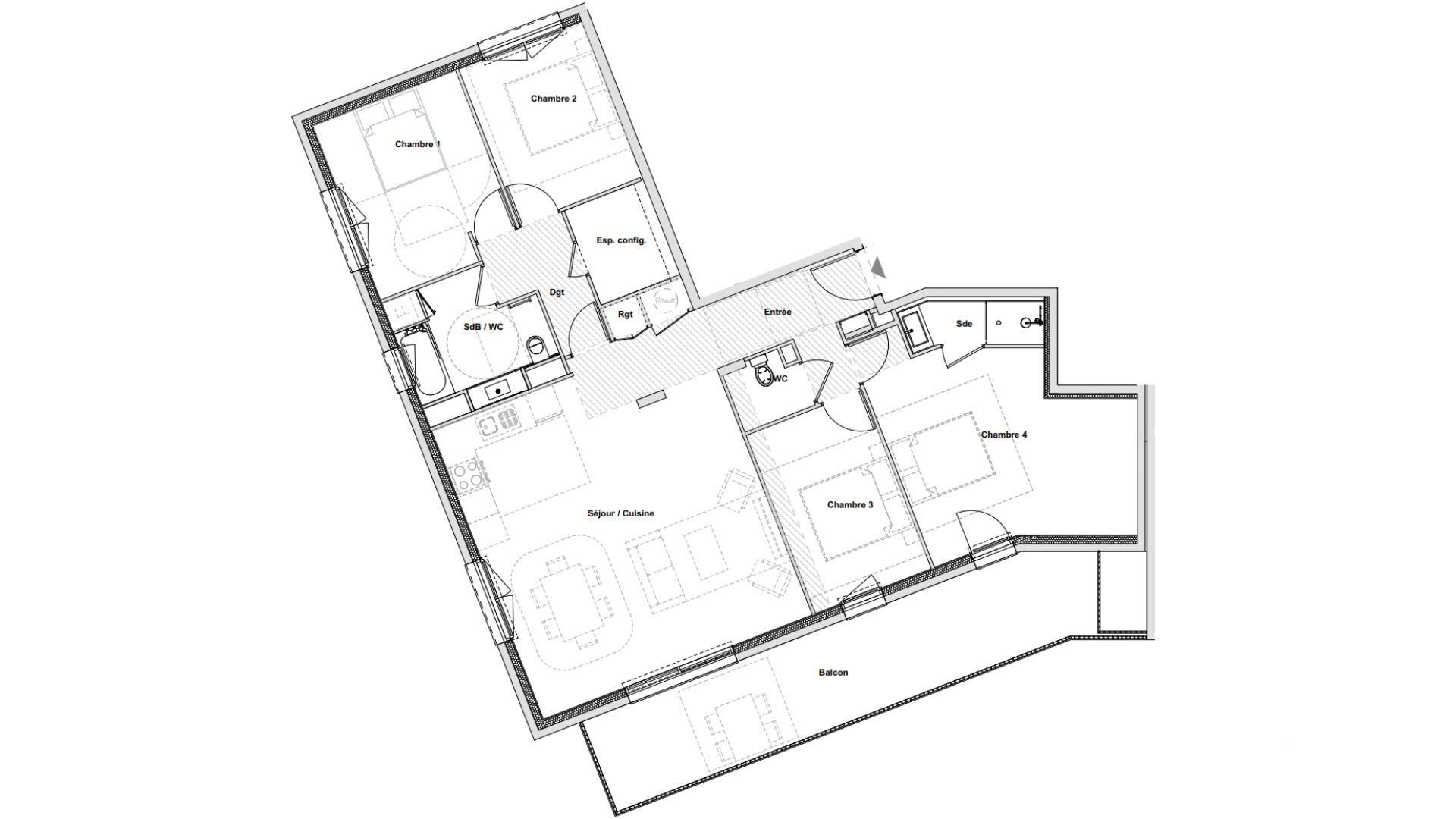 Vente Appartement 5 pièces - Photo 4