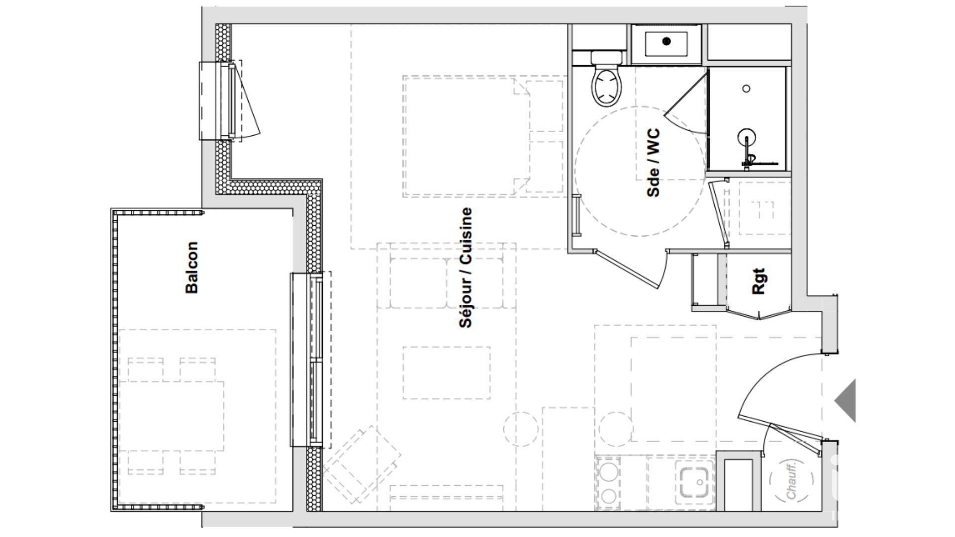 Vente Appartement 1 pièce - Photo 3