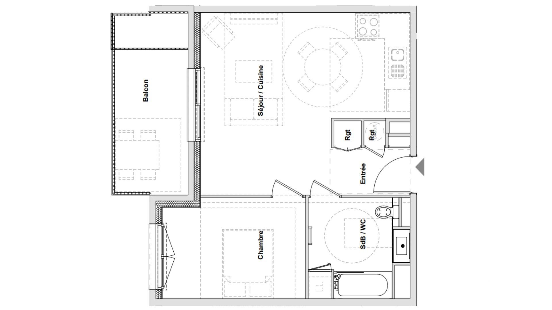Vente Appartement 2 pièces - Photo 4