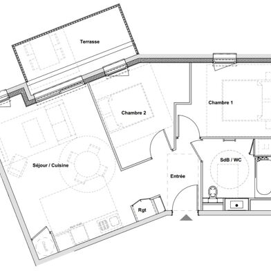 Appartement 3 pièces 191000 €