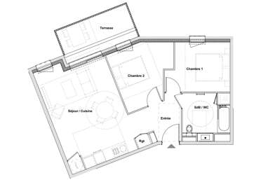 Appartement 3 pièces 191000 €