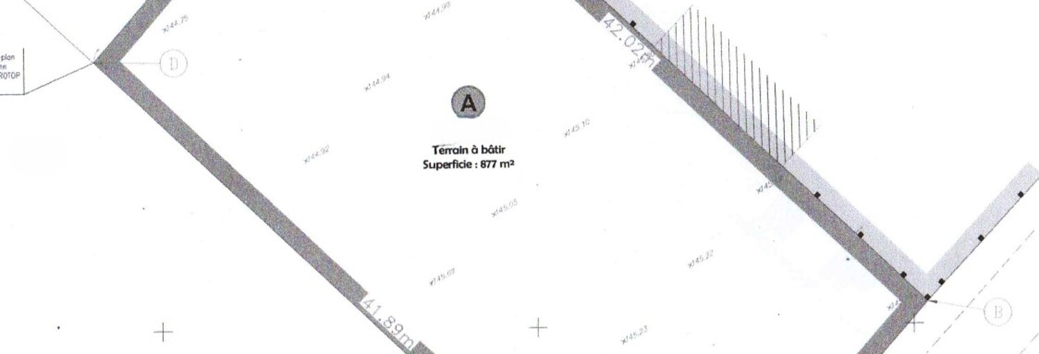 Terrain  877 m² à vendre à Bacqueville (27440)