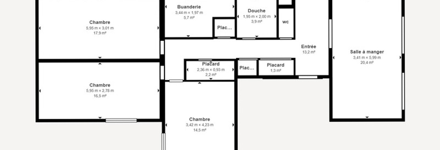Appartement 5 Pièces 125 m² à vendre à Valence (26000)