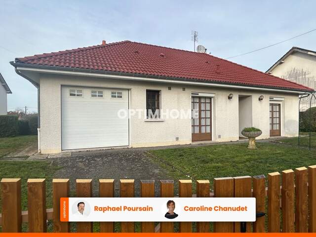 Maison de plain-pied de 76 m2 sur 750 m2 de jardin — photo du bien