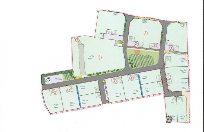 Terrain à vendre 315 m² centre Guérande lot 09 — photo 2