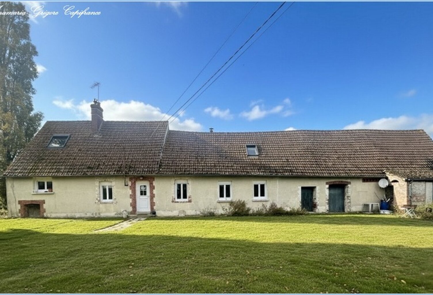 MITTAINVILLIERS-VERIGNY (28), longère rénovée 143 m² - 4 chambres, terrain 2645 m² — photo 1
