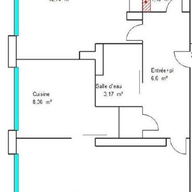 Appartement 2 pièces 1330 €