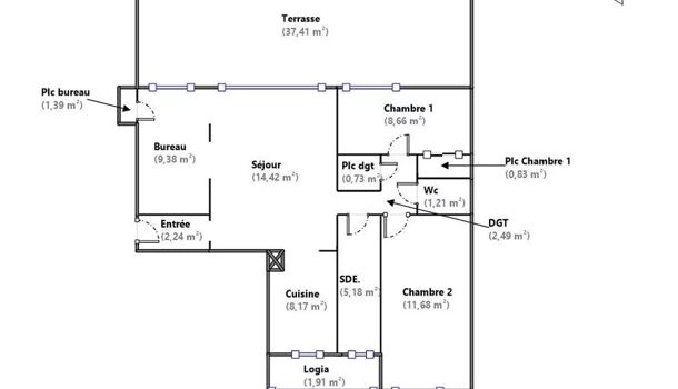 Appartement 4 pièces  à vendre Marseille 5eme 13005