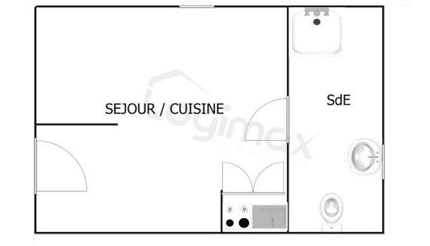 Appartement 1 pièces  à vendre Rochelle (La) 17000