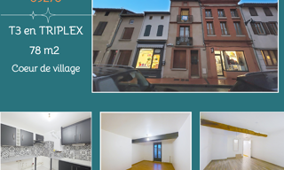 Appartement 3 Pièces 78 m² à louer à Mazères (09270)