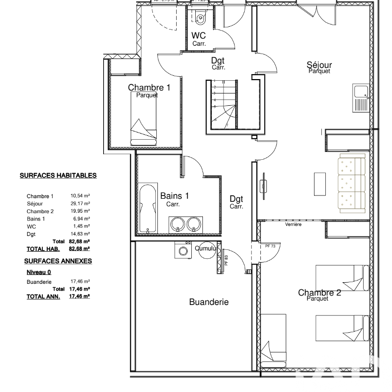 Appartement 4 pièces 199000 €