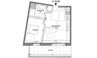 Appartement 2 Pièces 40 m² à vendre à Saint-Malo (35400)