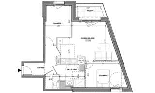 Appartement 3 Pièces 59 m² à vendre à Saint-Malo (35400)