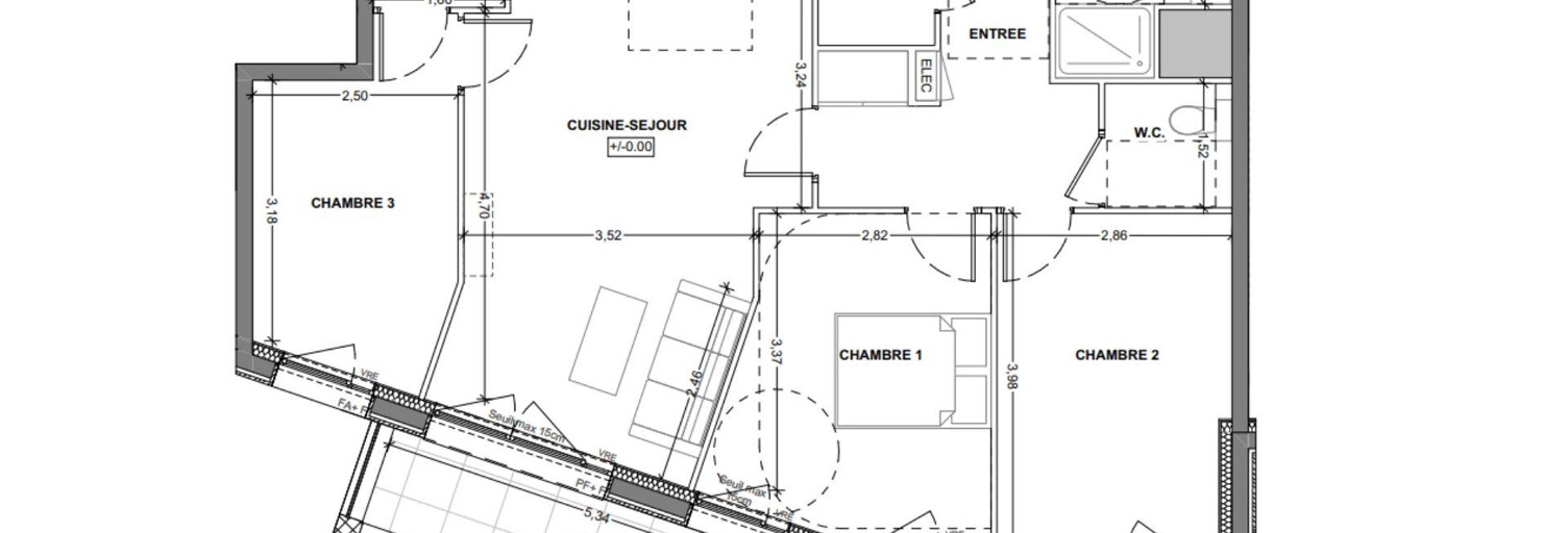 Appartement 4 Pièces 80 m² à vendre à Saint-Malo (35400)