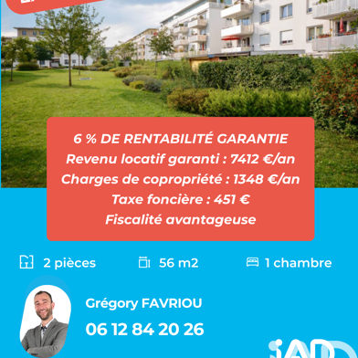 Appartement 2 pièces 118000 €