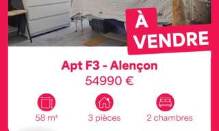 Appartement 3 Pièces 58 m² à vendre à Alençon (61000)