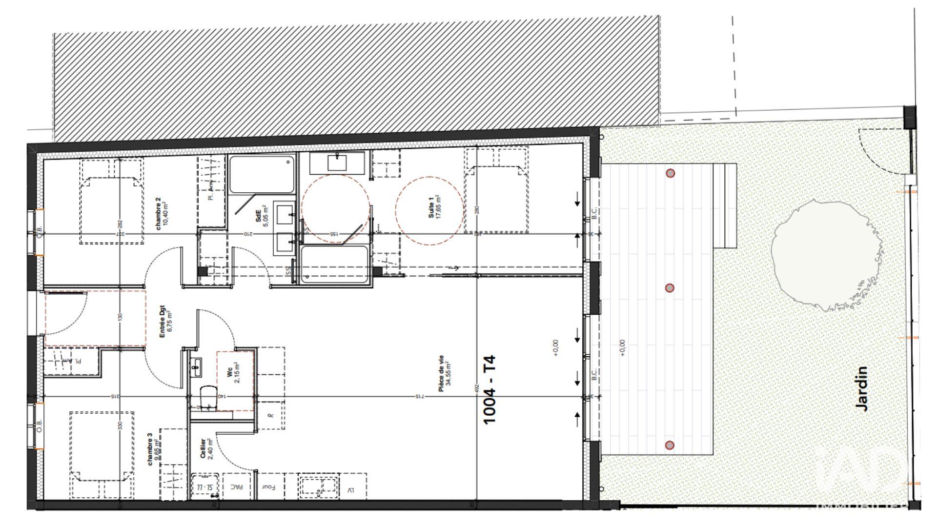 Chatelaillon-Plage - 89m² - 4p. - 3ch.