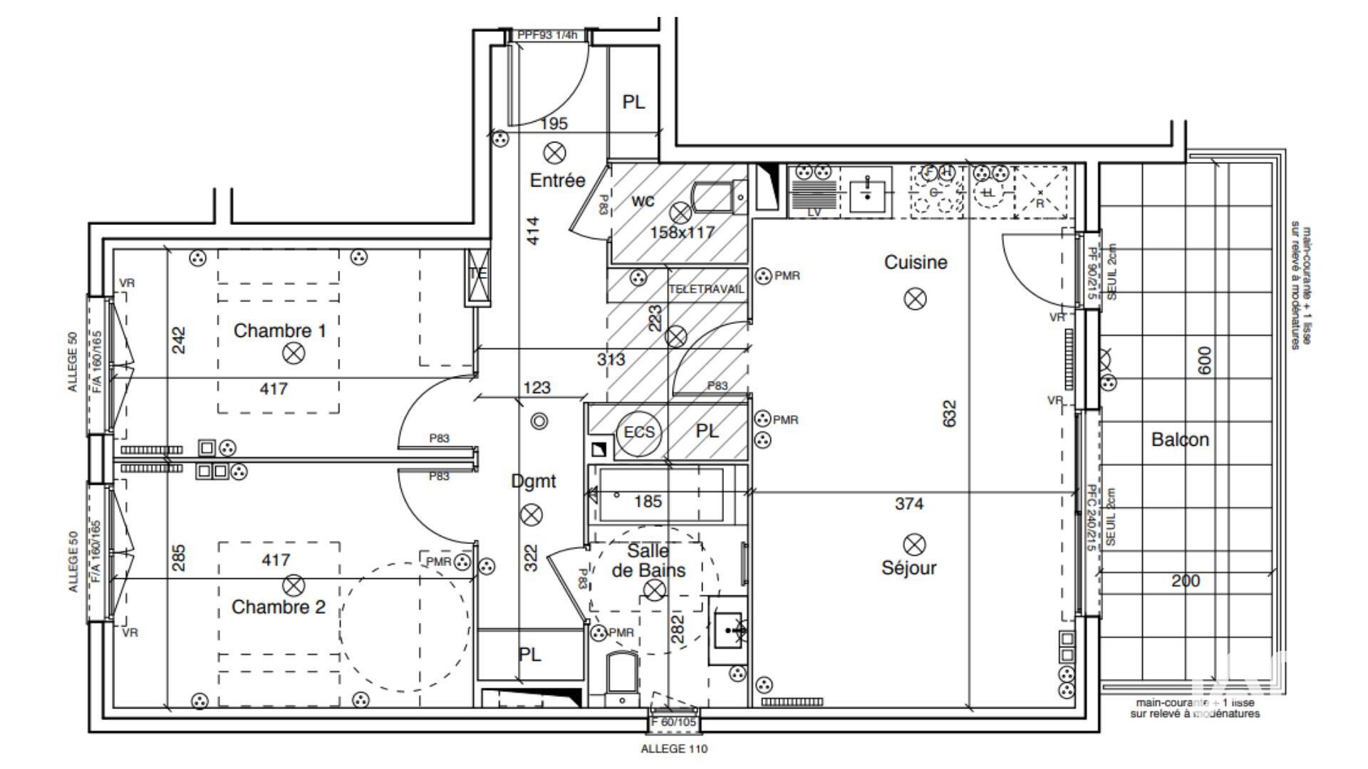 Castellar - 66m² - 3p. - 2ch.