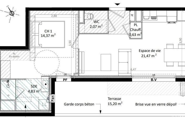 Vente Appartement 2 pièces — photo 5
