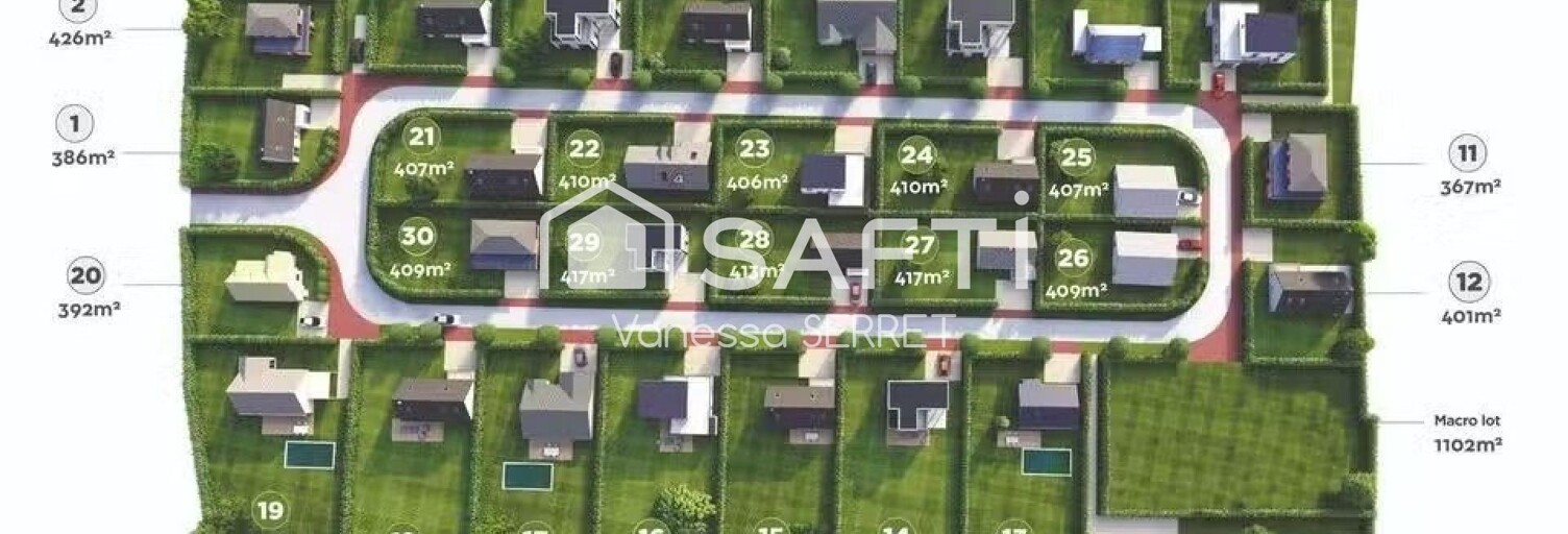 Terrain  1142 m² à vendre à Saint-Georges-Montcocq (50000)