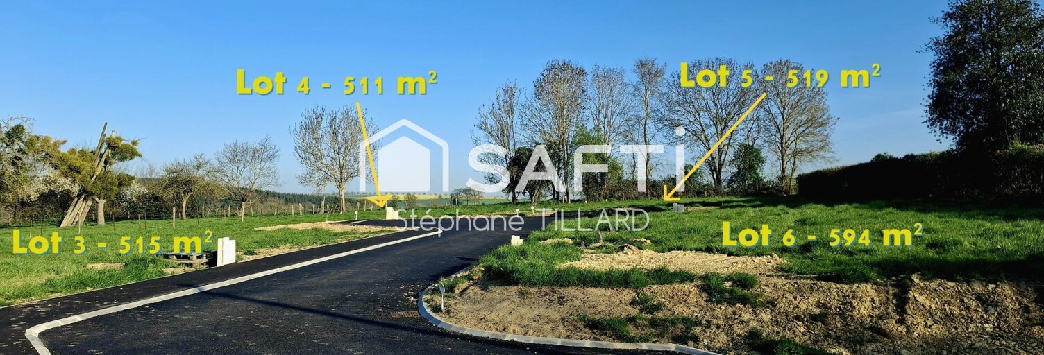 Terrain  519 m² à vendre à Villers-Bocage (14310)