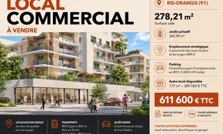 Commerce  278 m² à vendre à Ris-Orangis (91130)