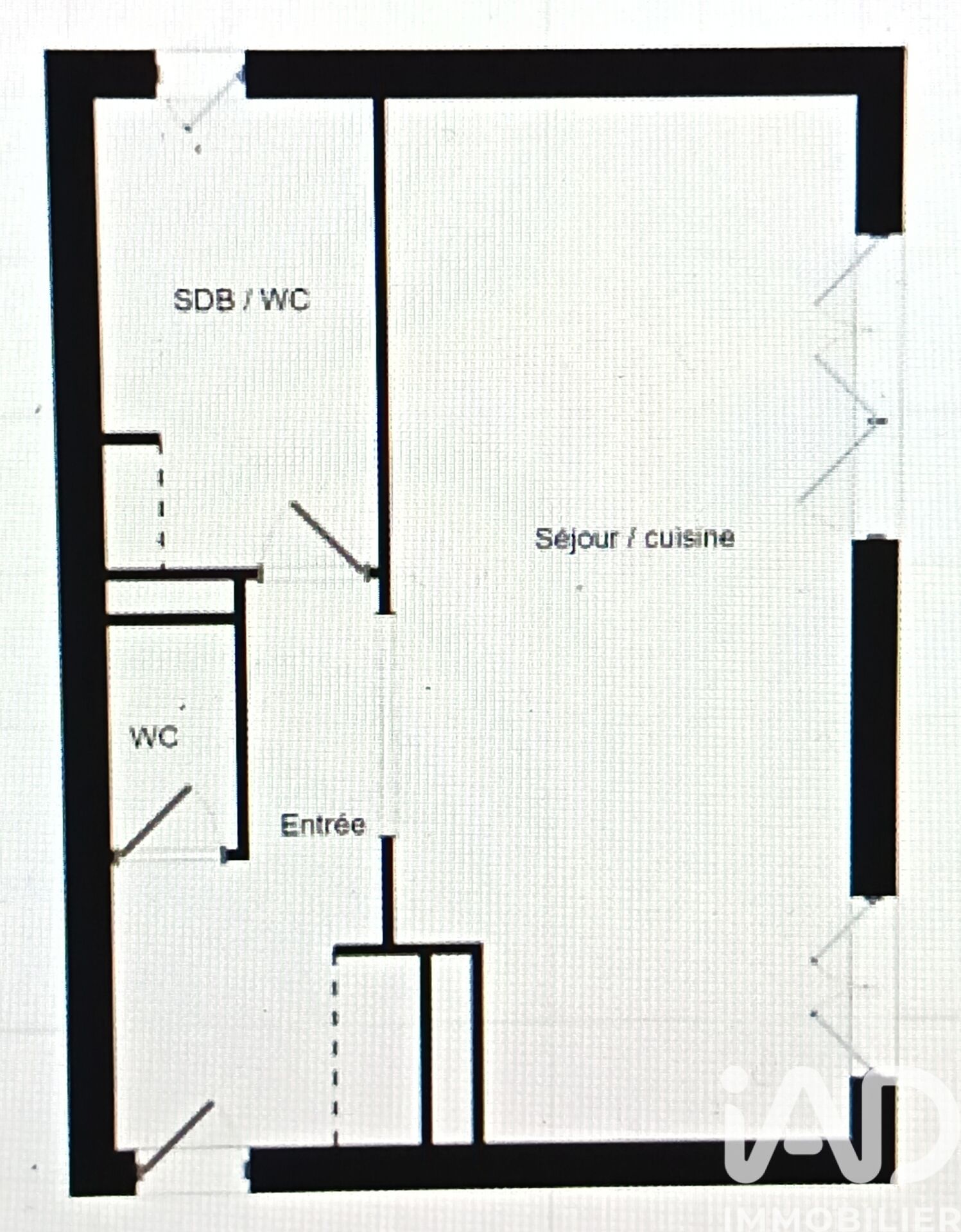 Vente Studio 1 pièce - Photo 5