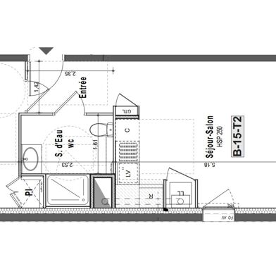 Appartement 2 pièces 201000 €