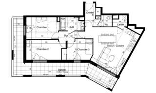 Appartement 4 Pièces 77 m² à vendre à Saint-Malo (35400)