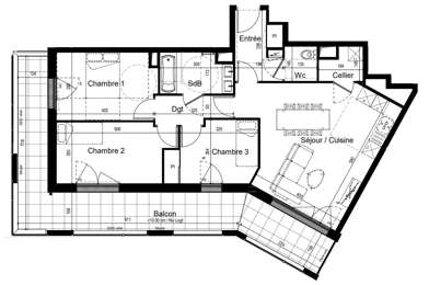 Appartement 4 pièces 435000 €