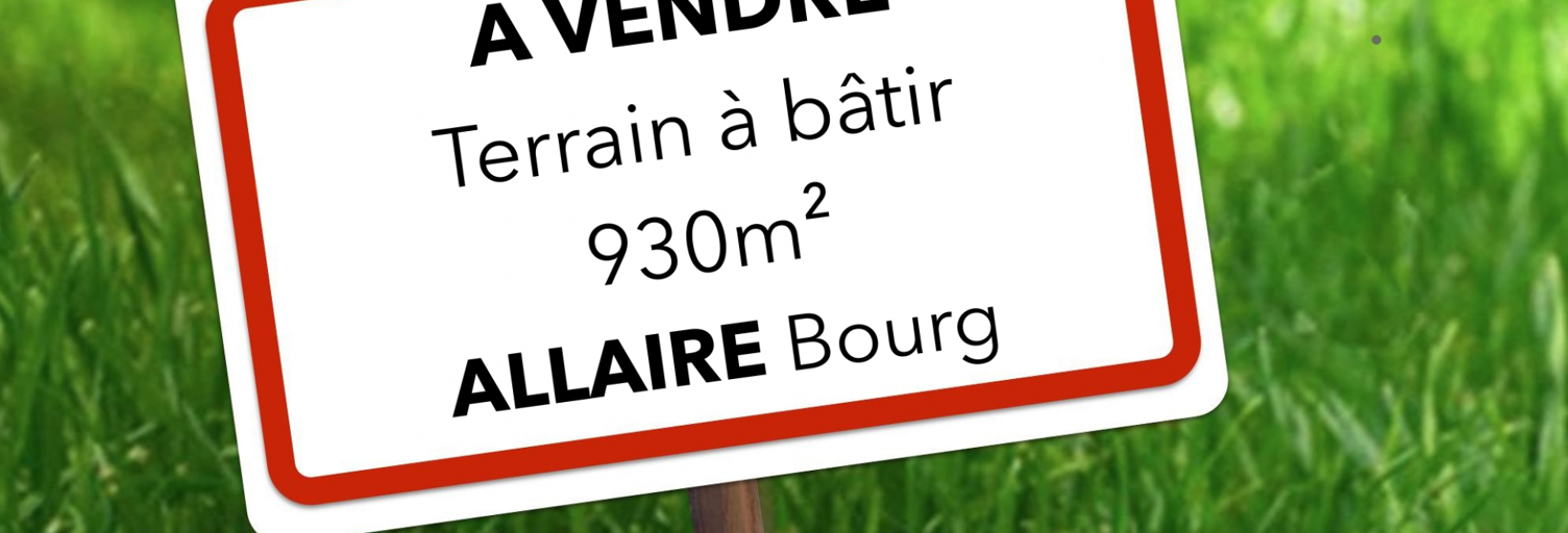 Terrain  930 m² à vendre à Allaire (56350)