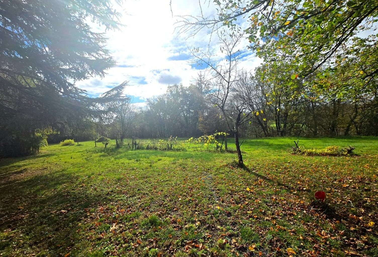 MAGNIFIQUE TERRAIN DANS UN PARC AU DESSUS DU GOLF DE FIAC — photo 1