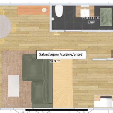 Appartement 1 pièces 80000 €