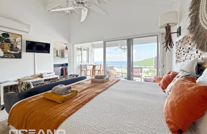 GRAND STUDIO VUE MER ET MARINA ANSE MARCEL — photo 2