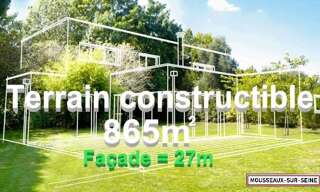 Terrain  865 m² à vendre à Mousseaux-sur-Seine (78270)