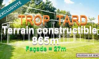Terrain  865 m² à vendre à Mousseaux-sur-Seine (78270)