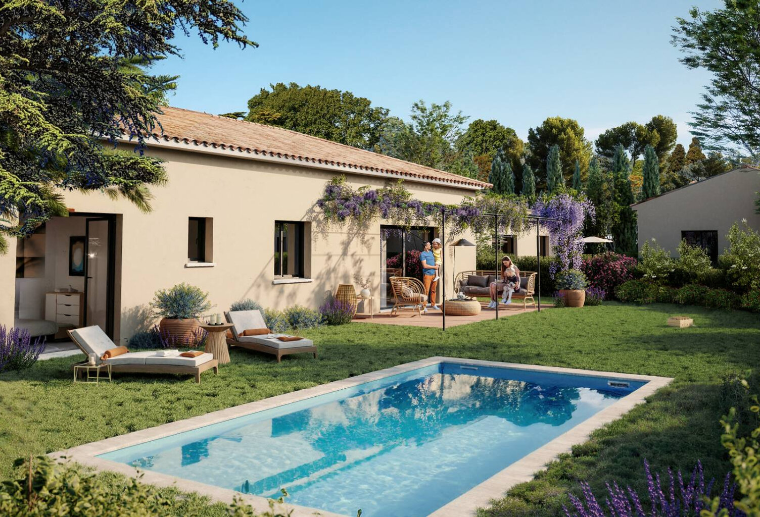 VILLA T5 NEUVE À SAINT-CANNAT — photo 1