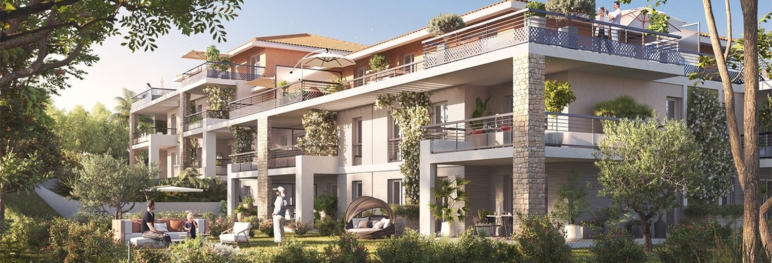 Appartement neuf T2, T3, T4 Pièce 40 à 81 m² à vendre à Vallauris (06220)
