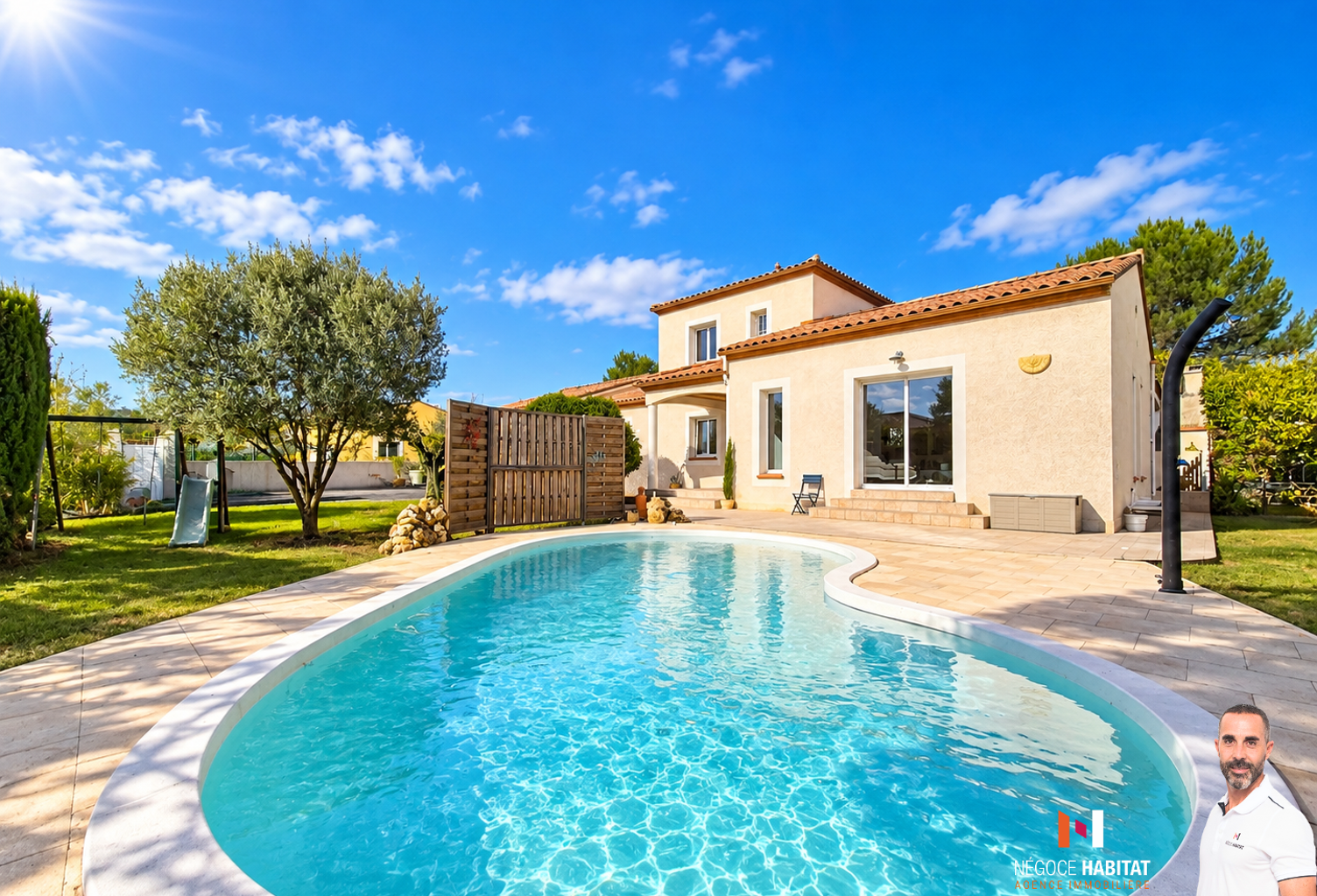 MONTARNAUD BELLE VILLA T6 DE 165M2 SUR 1196M2 DE TERRAIN AVE — photo 1