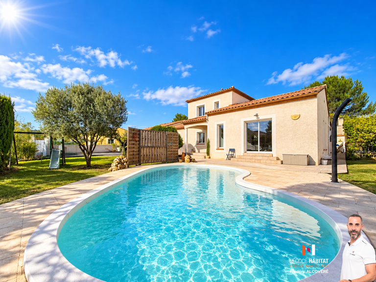 MONTARNAUD BELLE VILLA T6 DE 165M2 SUR 1196M2 DE TERRAIN AVE — photo 1